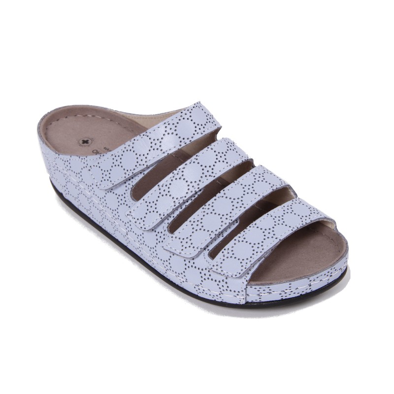 Сабо Luomma повседневные женские LM-703.011А ажур голубые