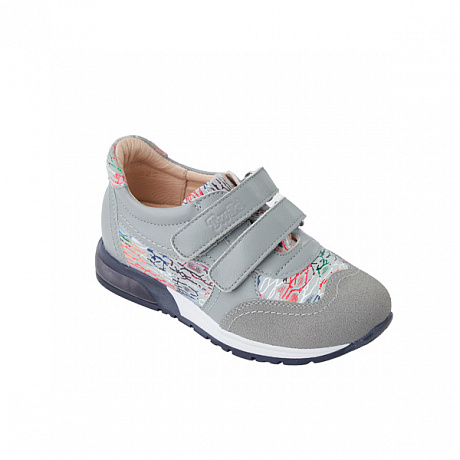 Полуботинки ортопедические Твики для мальчиков TW-435-16 светло-серые. Изображение 2 из 5