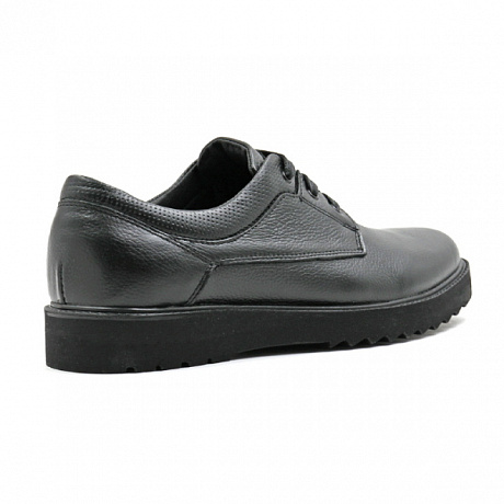 Полуботинки ортопедические Ортомода мужские 92474-X-001 черные. Изображение 2 из 5