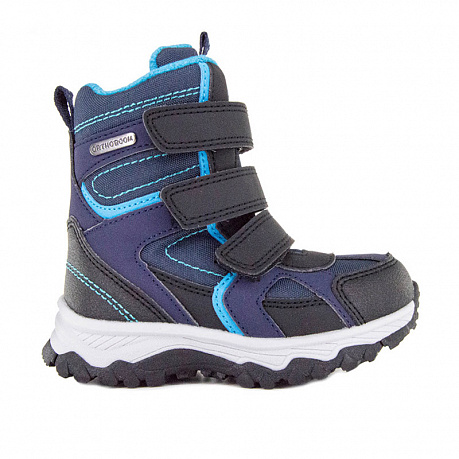 Полусапожки ортопедические Ортобум для мальчиков 67055-01 лазурный/синий. Изображение 3 из 4