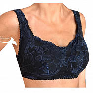 Бюстгальтер Ниночка для фиксации экзопротеза 70-15 темно-синий.