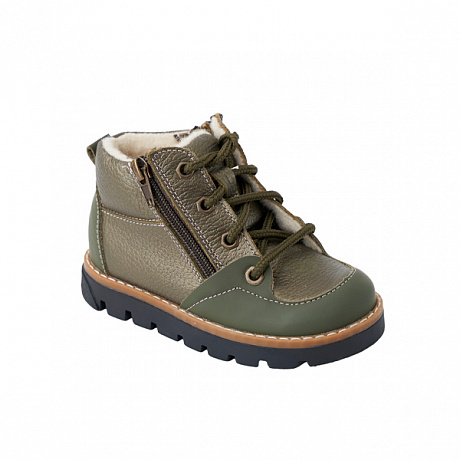 Ботинки Тапибу утепленные для мальчиков FT-23008.17-OL26O.01 токио/хаки. Изображение 3 из 6